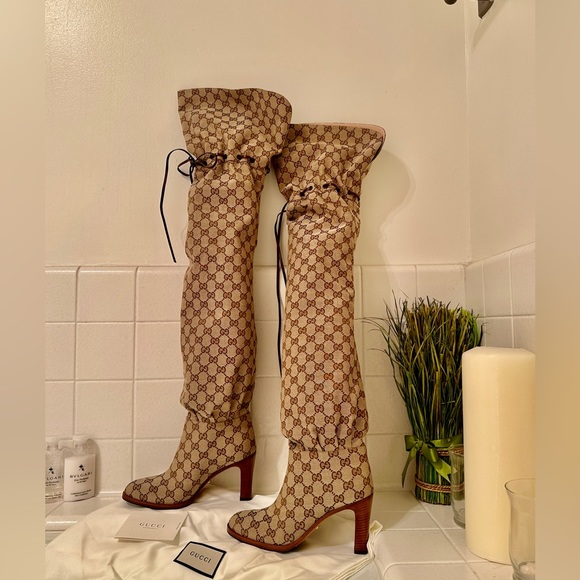 Gucci Canvas boots - Picture 5 of 9